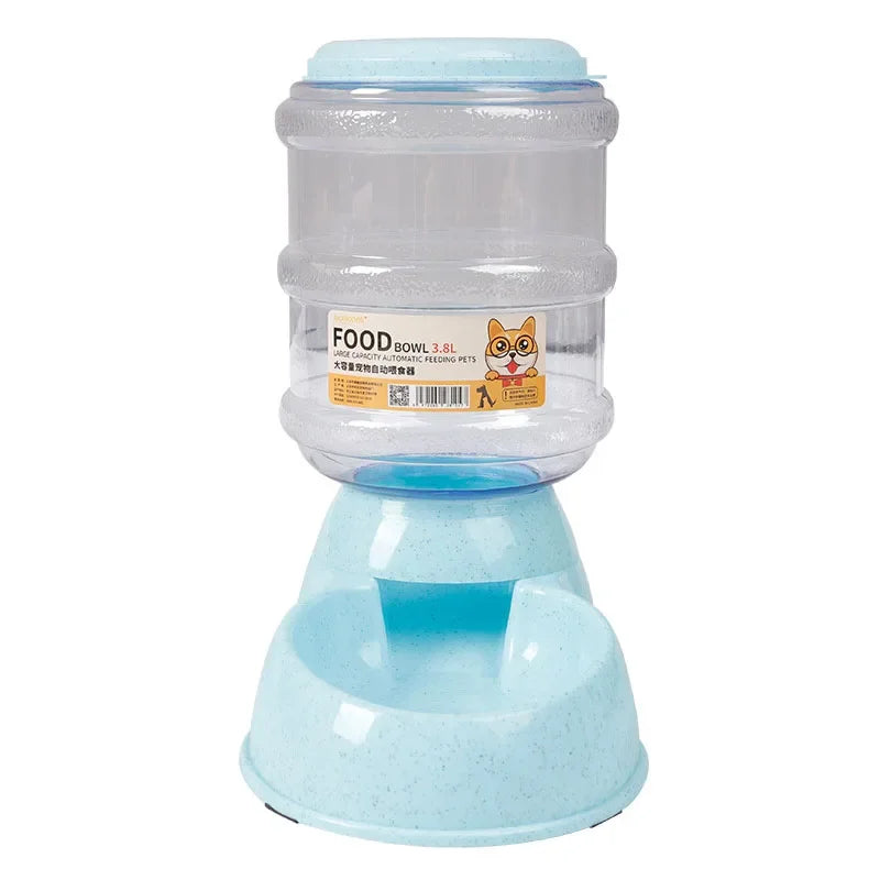 Automatic Pet Food and Water Dispenser Set