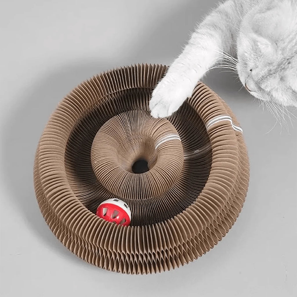 Magnetic Foldable Interactive Cat Scratcher Toy