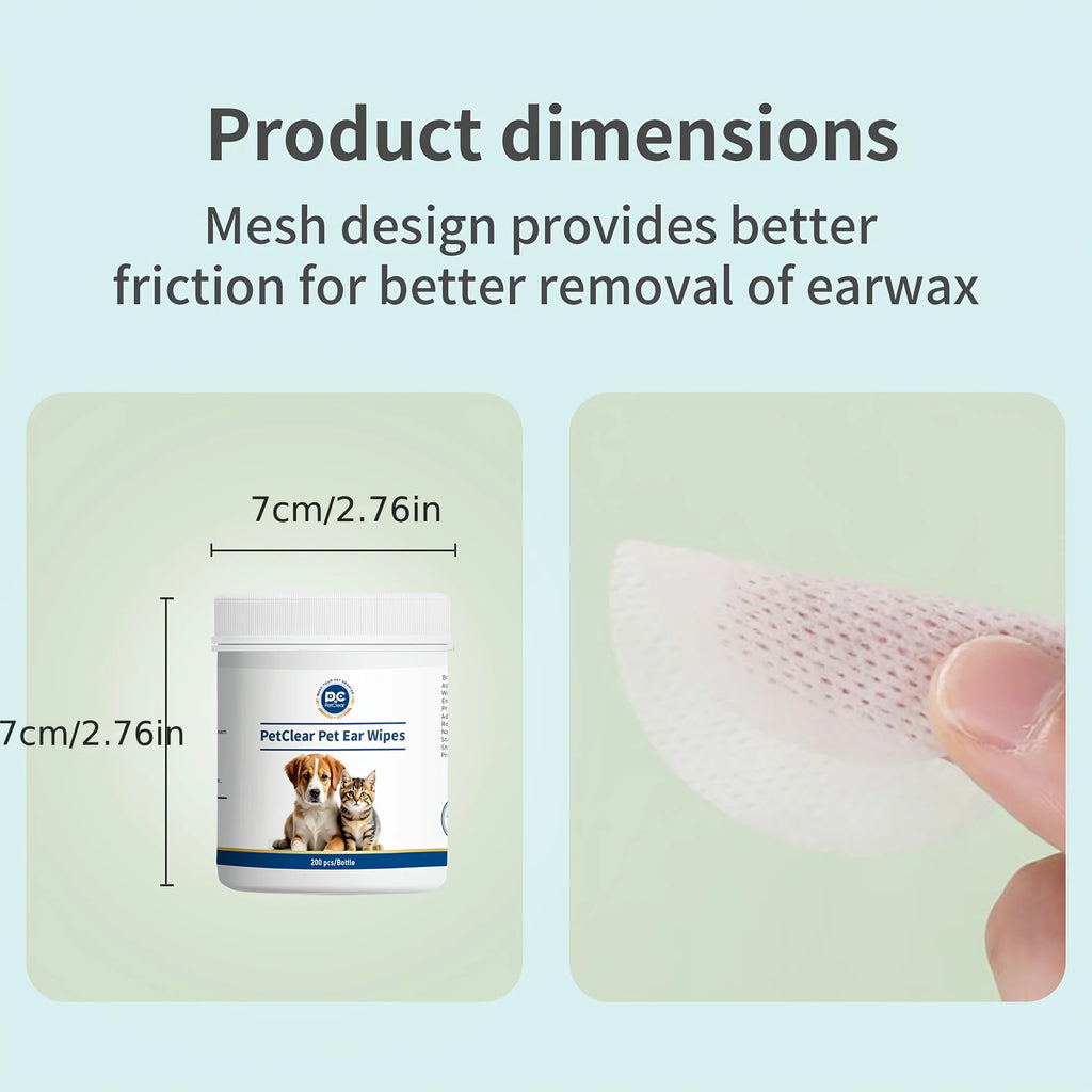 PetClear Ear Wipes