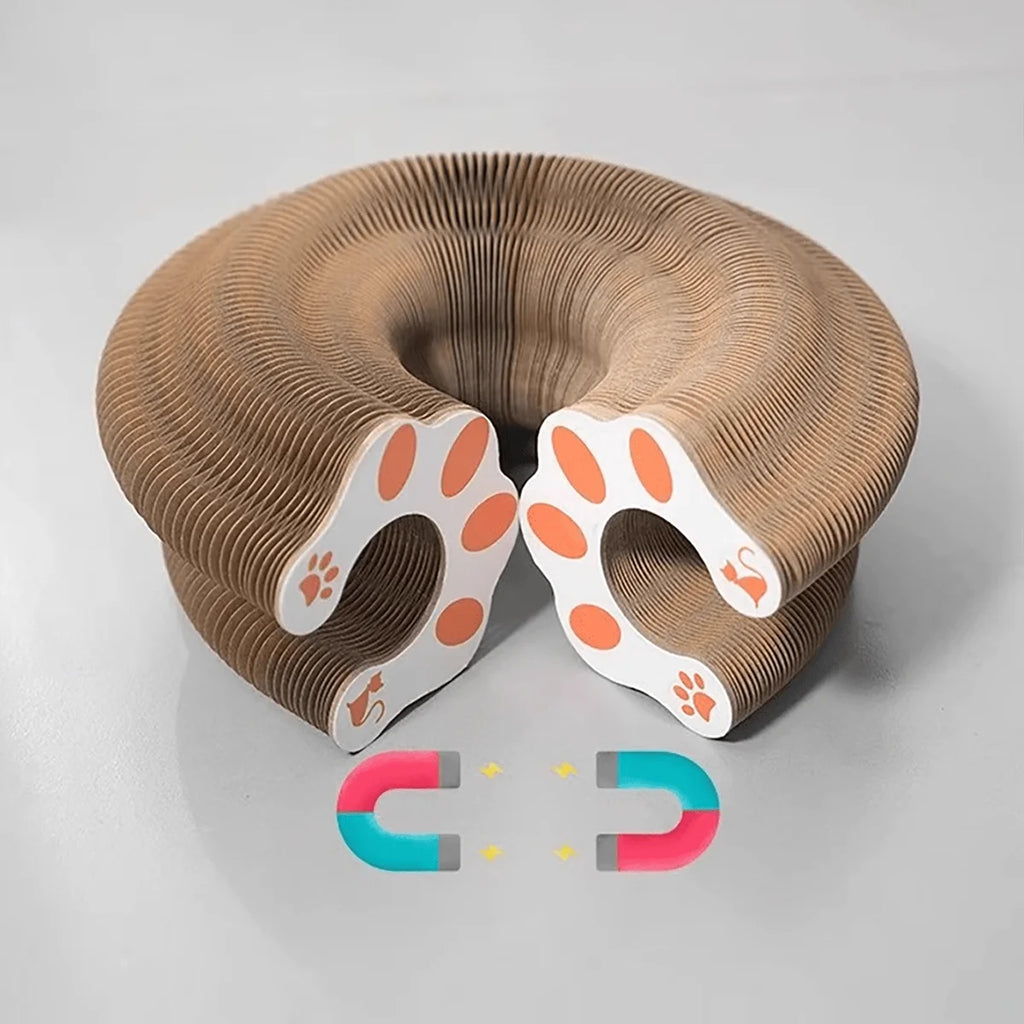 Magnetic Foldable Interactive Cat Scratcher Toy