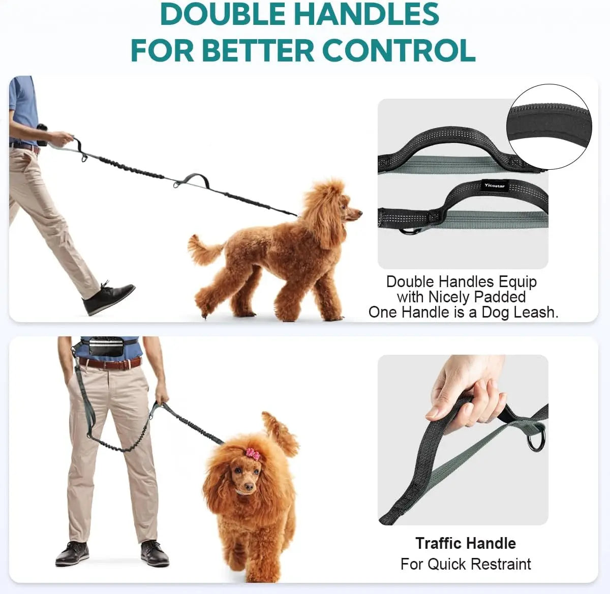 The TwinTrek Hands-Free Leash Set