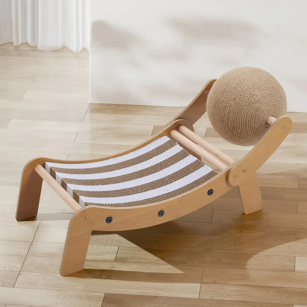 Pawsome Orbit 2-in-1 Cat Lounger and Sisal Scratcher