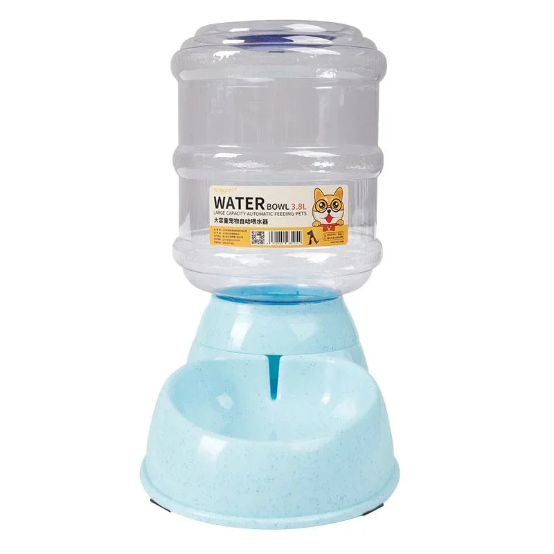 Automatic Pet Food and Water Dispenser Set