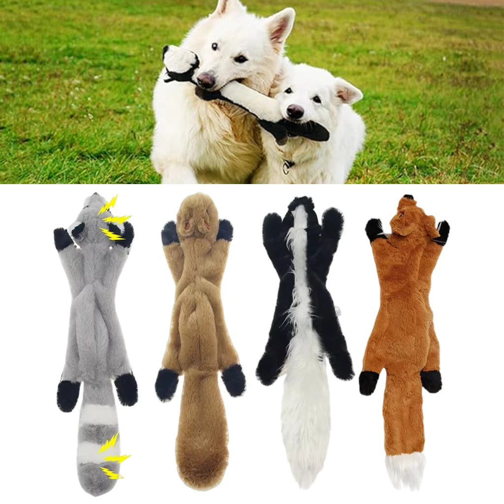 Squeaky Plush Animal Toys