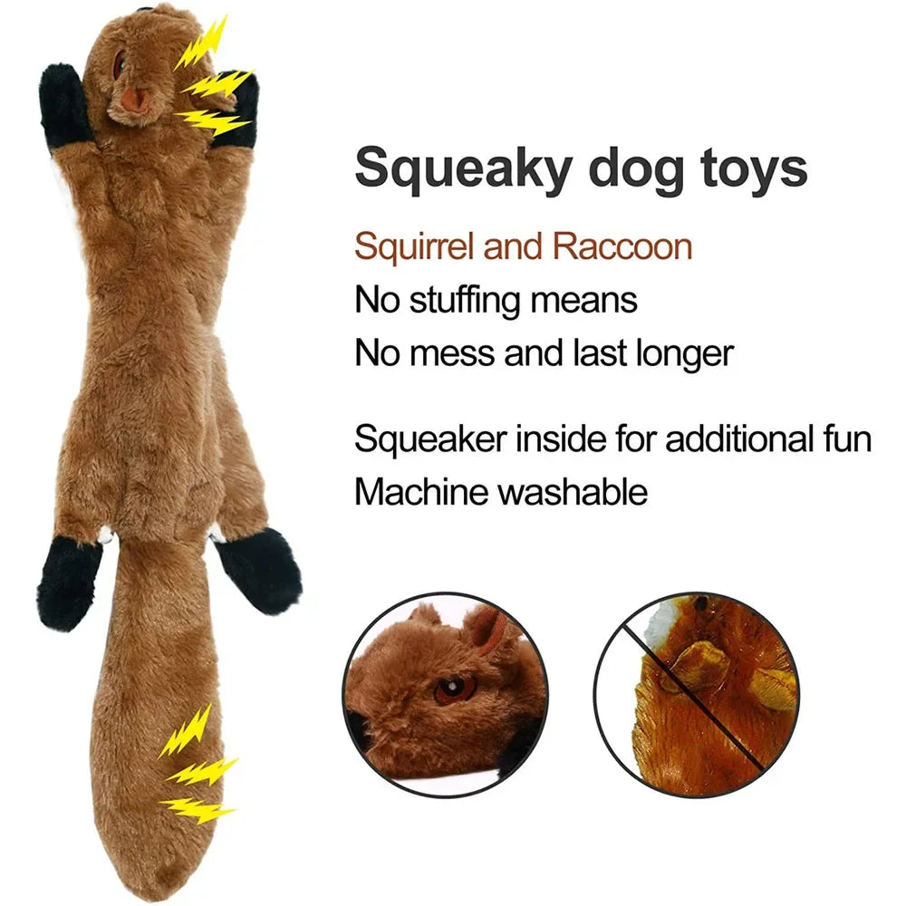 Squeaky Plush Animal Toys