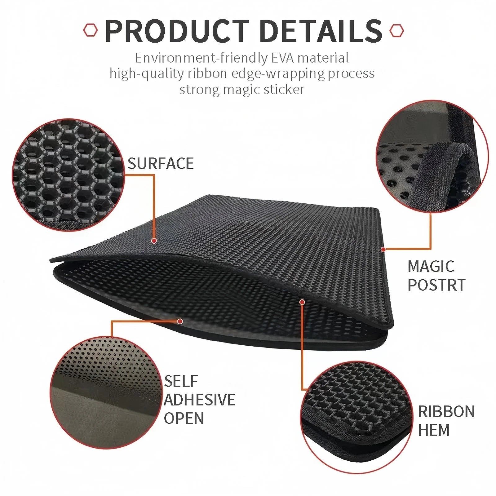 The LitterLock Honeycomb Mat