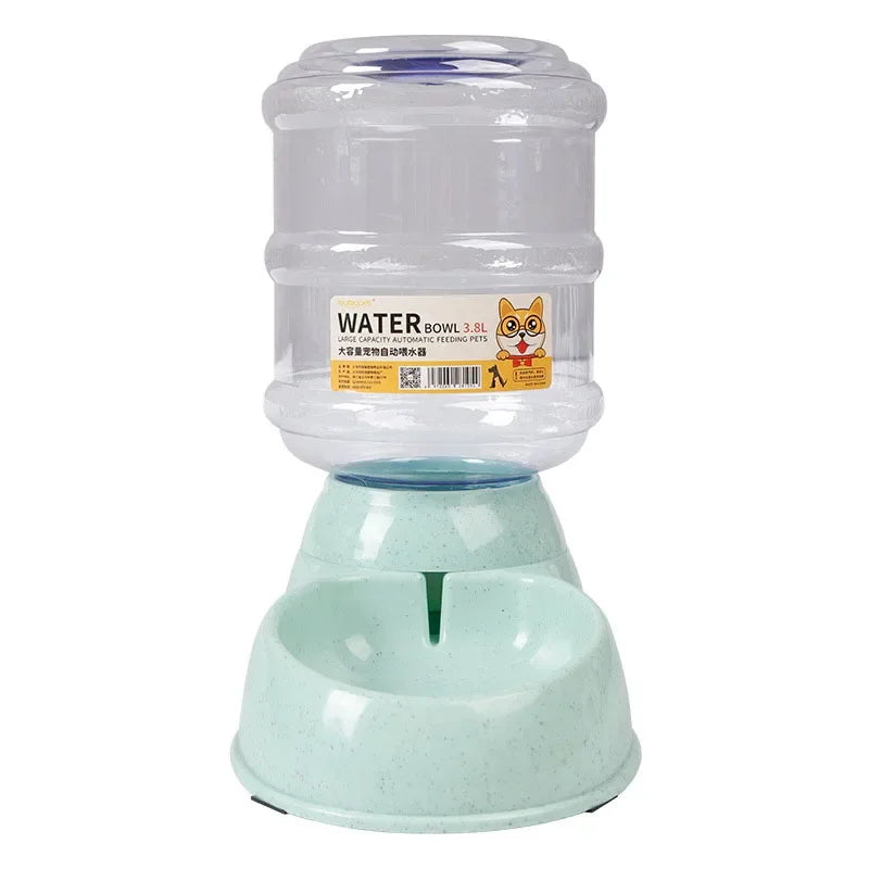 Automatic Pet Food and Water Dispenser Set
