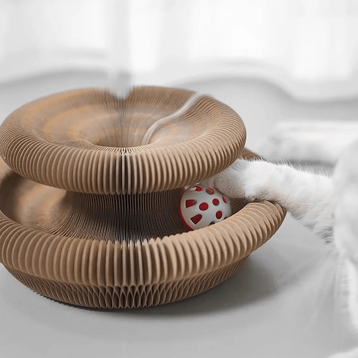 Magnetic Foldable Interactive Cat Scratcher Toy