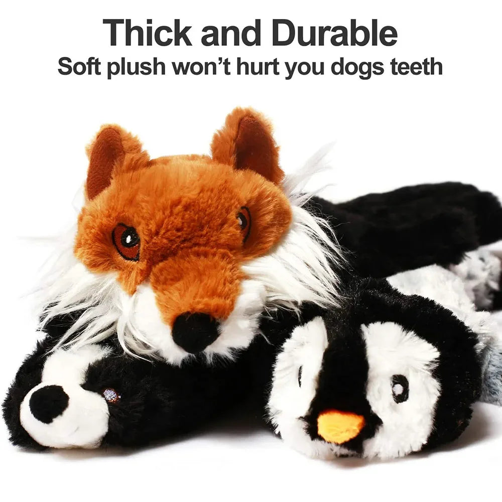Squeaky Plush Animal Toys