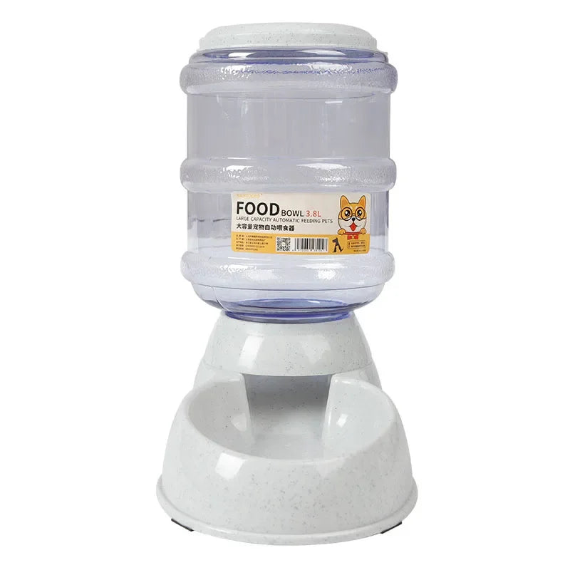 Automatic Pet Food and Water Dispenser Set