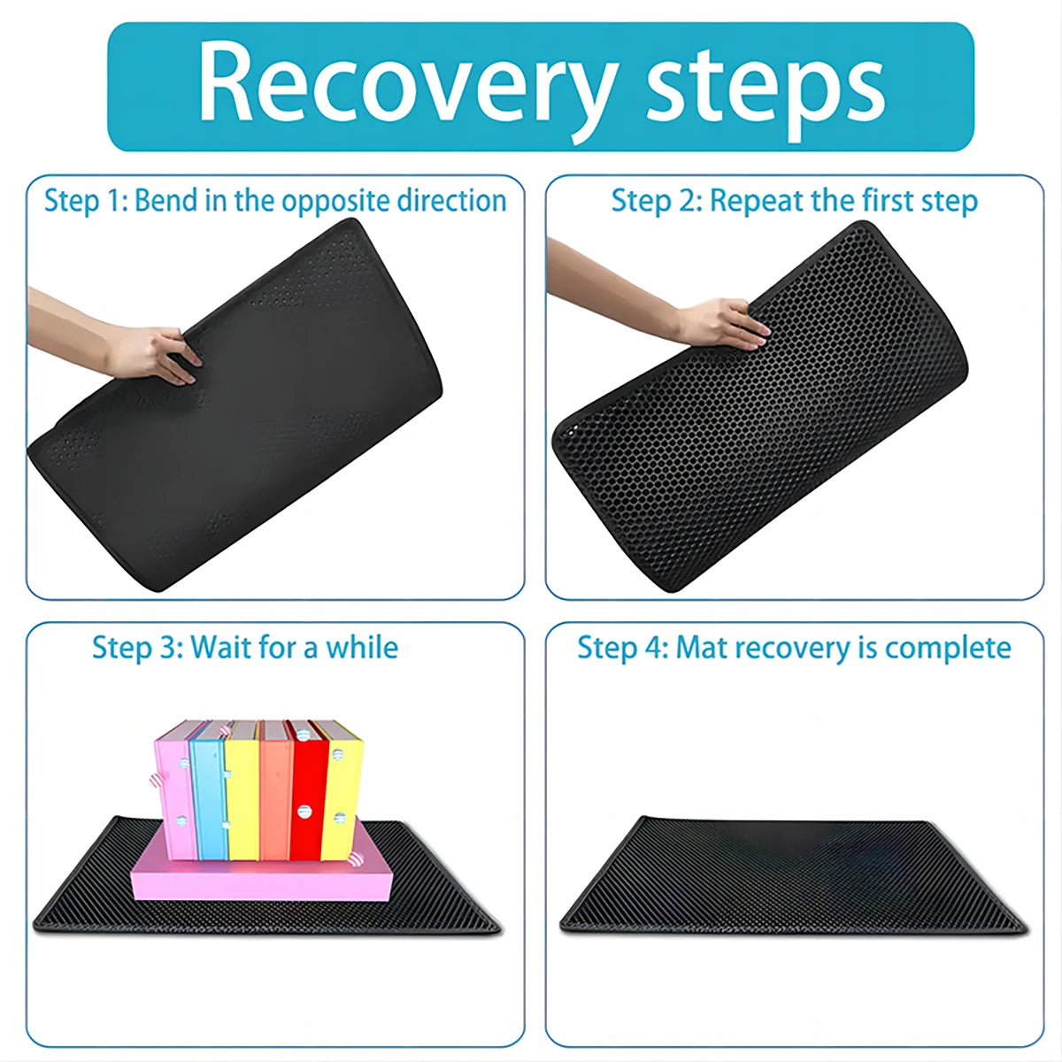 The LitterLock Honeycomb Mat