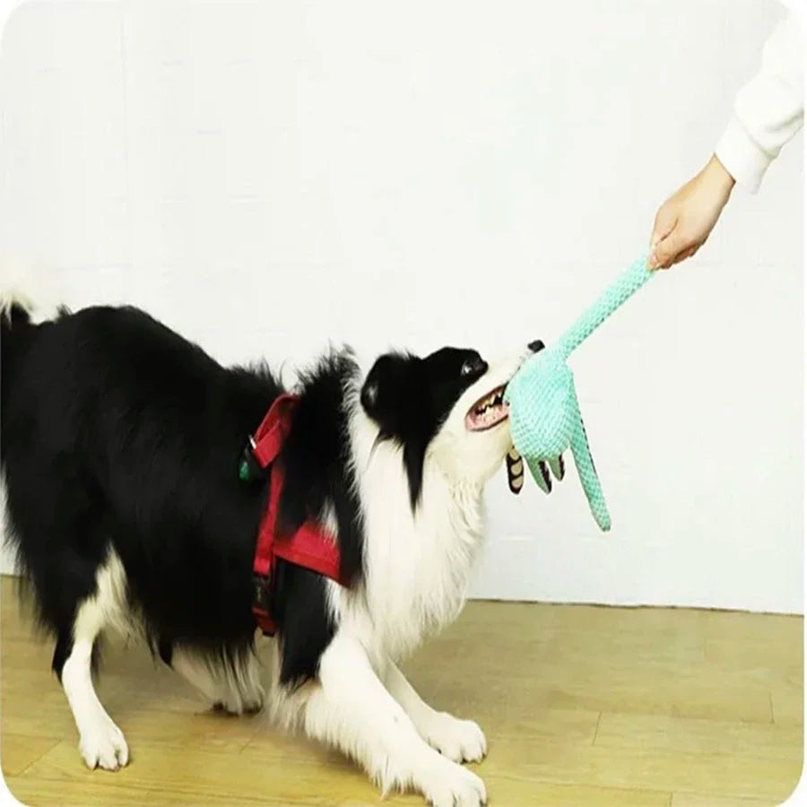 Squeaky Octopus Plush Toy